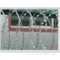 Cross Type Concertina Razor Barbed Wire